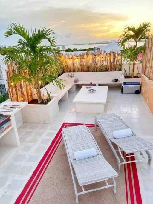 Rooftop Penthouse 3 Bedrooms, Sleeps 8! Канкун Экстерьер фото